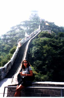 Do I look cool or what at the Great Wall?