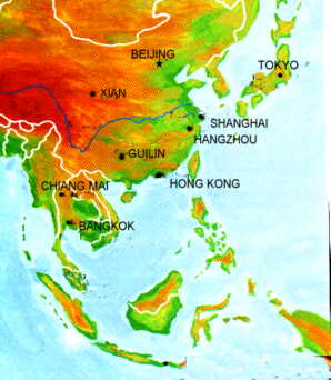 a great map created by us of where we went